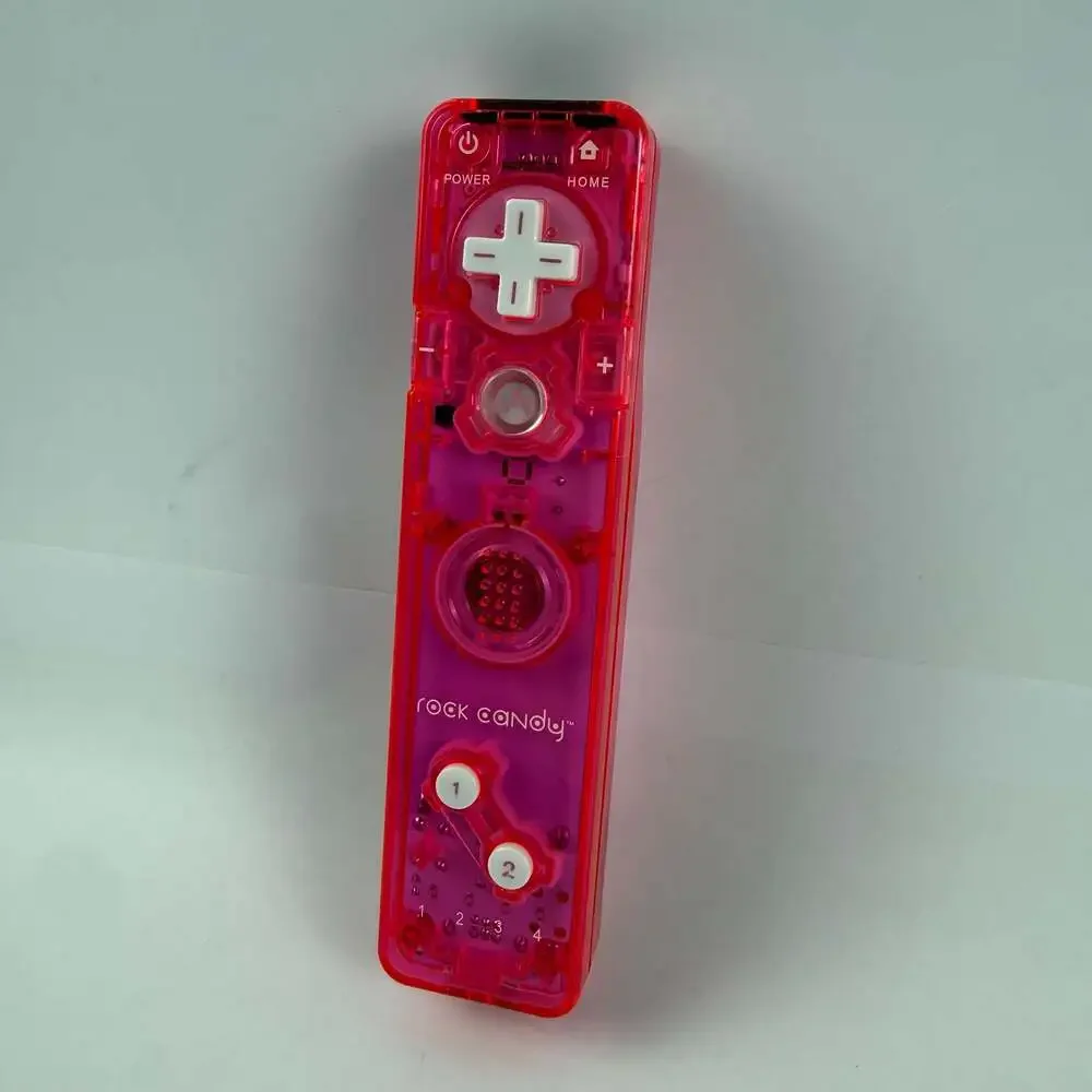 PDP Rock Candy Gesture Controller for Nintendo Wii / Wii U - Pink Palooza